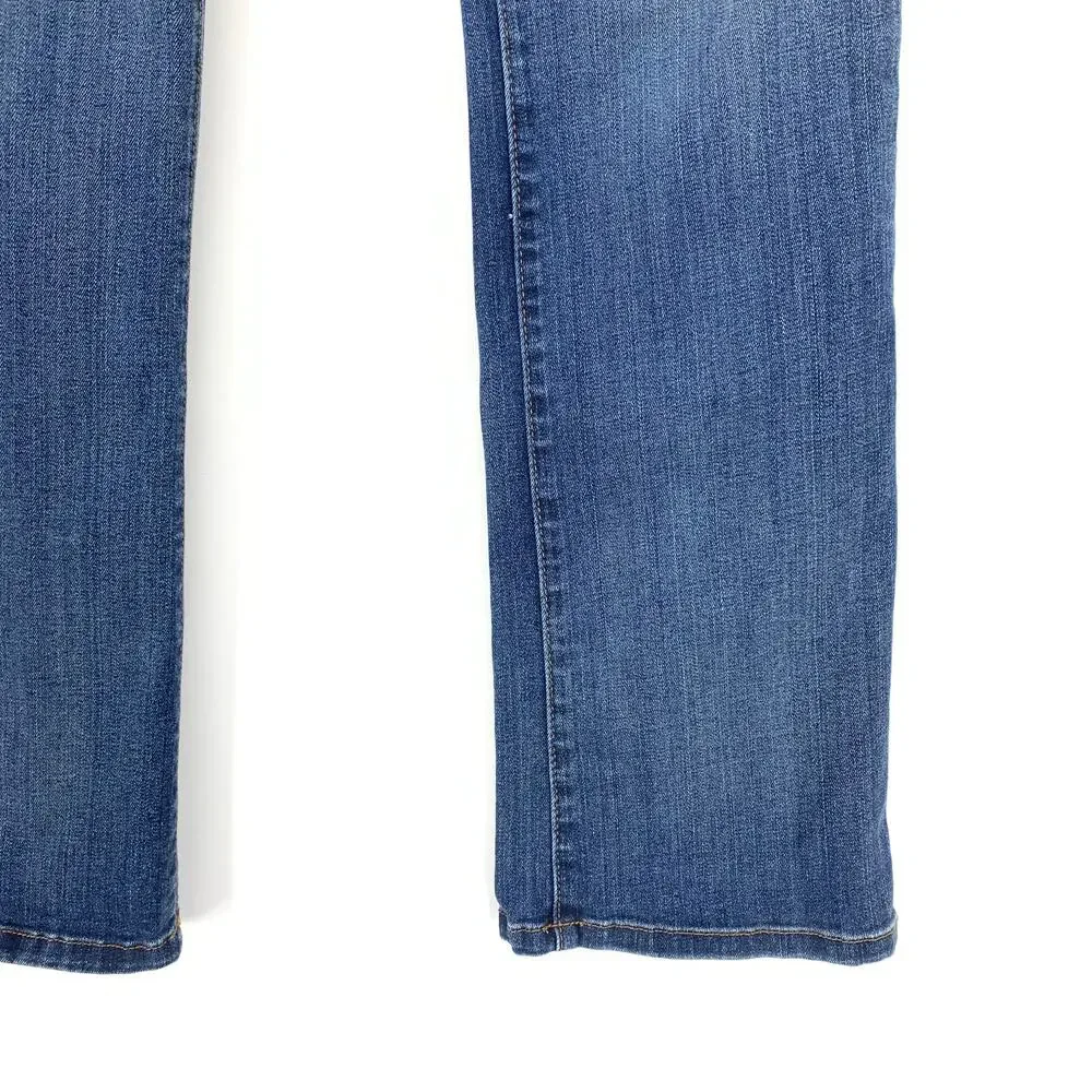 NYDJ Billie Mini Bootcut Jeans Womens Size 2 Medium Wash Stretch Denim - Picture 5 of 9